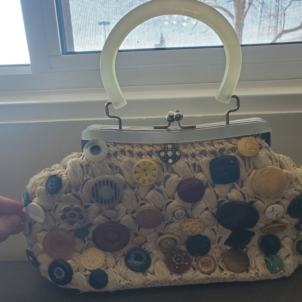 Vintage Goldco wicker bag